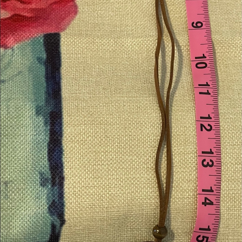 NEW Turquoise Bronzed Spiral Pendant Suede Necklace Life Circle Turtle WIsdom - Picture 10 of 13